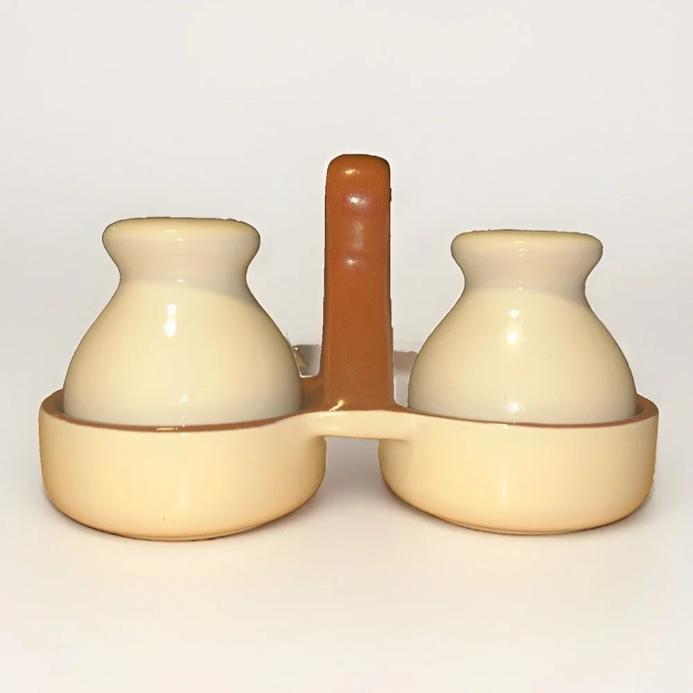 Cowboy Kitchen Finest Quality Terracotta Vintage‎ Salt And Pepper Shakers